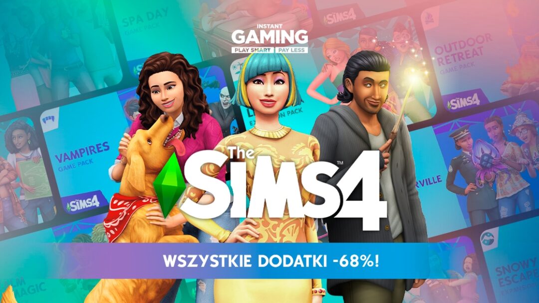 Dodatki do The Sims 4 w promocji w Instant Gaming
